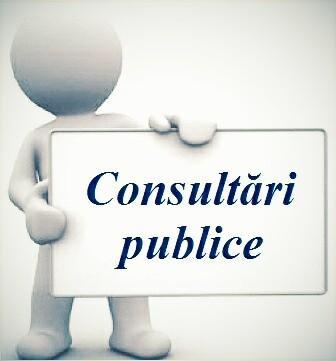 Consultări publice a proiectului de decizie