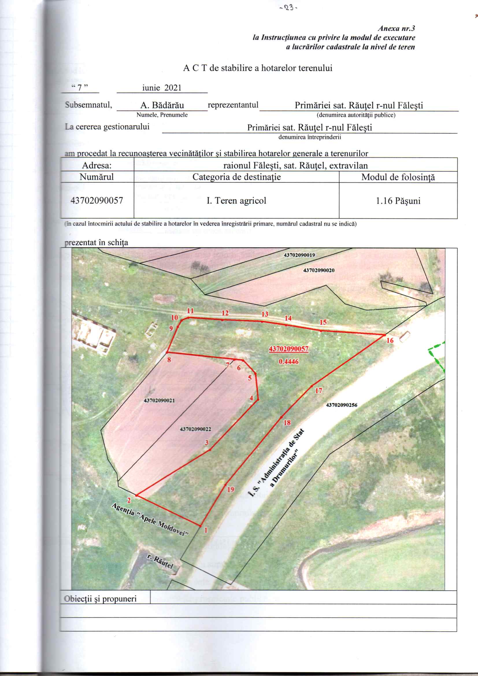 inregistrarea bunului