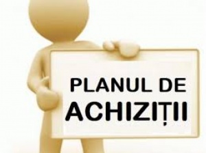 Planul de achiziții publice pentru anul 2022